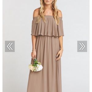 Show me your Mumu Valencia style in Dune chiffon